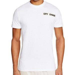 Blood Brother City Chaos Graphic Crewneck T Shirt